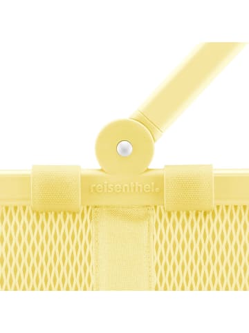 Reisenthel Carrybag - Einkaufskorb (cord dark matcha) in frame mesh lemon