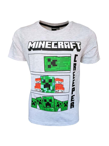 Minecraft T-Shirt Minecraft Creeper in Grau