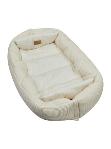 Sterntaler Babynest unifarben in ecru