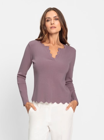 Heine Feinstrickpullover in mauve