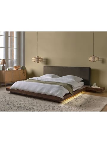 Beliani Doppelbett ZEN in Braun/Beige - (W) 328 x (H) 86 x (L) 229 cm