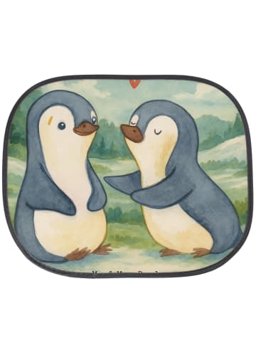 Mr. & Mrs. Panda sonnenschutz Pinguine trösten Design ohne Spruch in Weiß