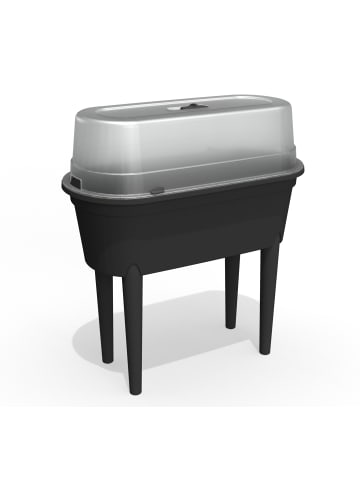 dynamic24 Hochbeet + Deckel 77cm  in Anthrazit