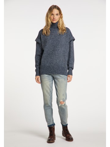 DreiMaster Damen Strickpullover in Marine