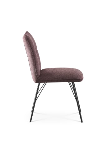 B&D Home 2er-Set: Esszimmerstuhl NELE in Merlot - (B)49 x (H)85 x (T)61,5 cm