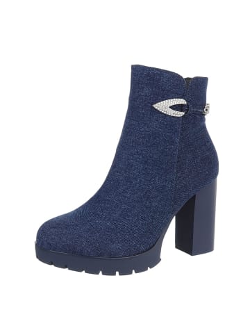Ital-Design Stiefelette in Blau
