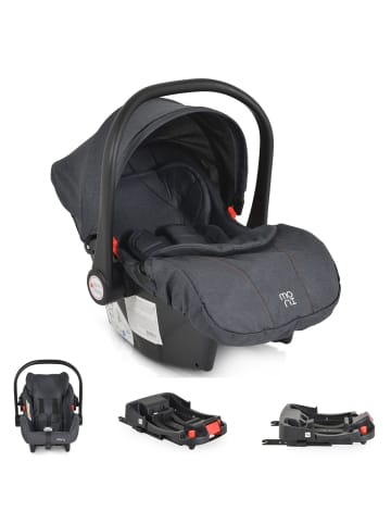Moni Trio Set mit Isofixbasis (40 - 87cm) in schwarz