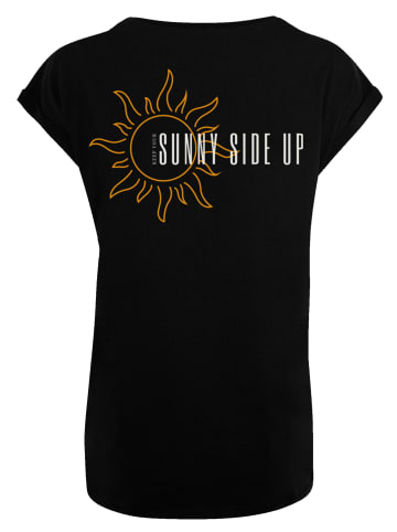 F4NT4STIC Extended Shoulder T-Shirt Sunny side up in schwarz