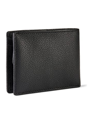 Esquire Houston Geldbörse RFID Schutz Leder 10 cm schwarz