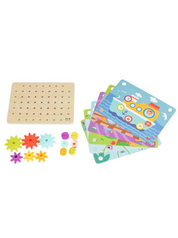 Tooky Toy Zahnräderspiel TK352 in bunt