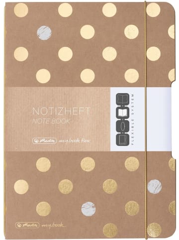 Herlitz Notizheft flex PP A5 40 Blatt punktiert Pure Glam