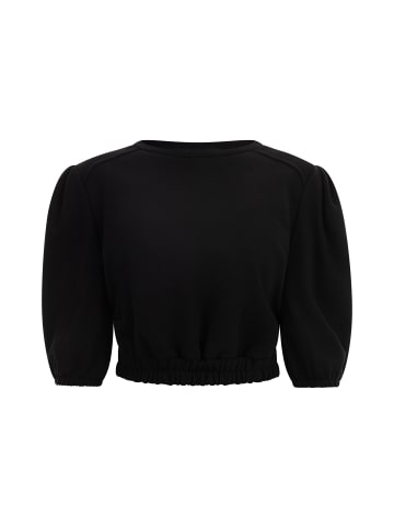 myMo Sweatpullover in Schwarz