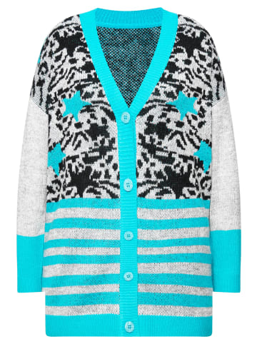 Angel of Style Strickjacke in mineralblau