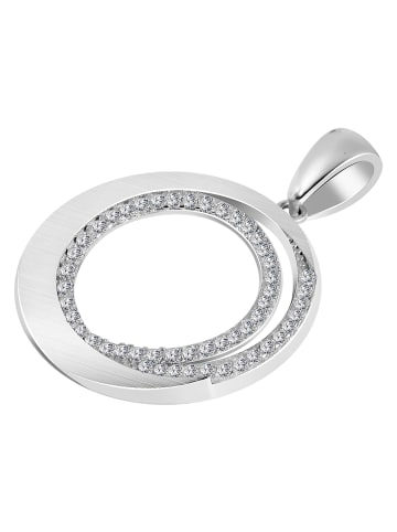 Adeliás Damen Anhänger aus 925 Silber mit Zirkonia in silber