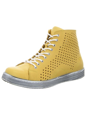 Andrea Conti Stiefeletten in gelb