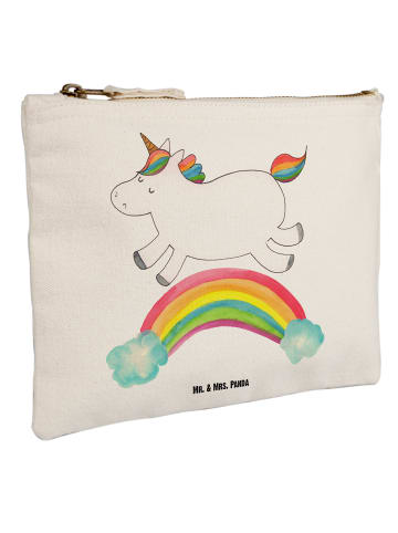 Mr. & Mrs. Panda Pouch Einhorn Regenbogen ohne Spruch in Weiß