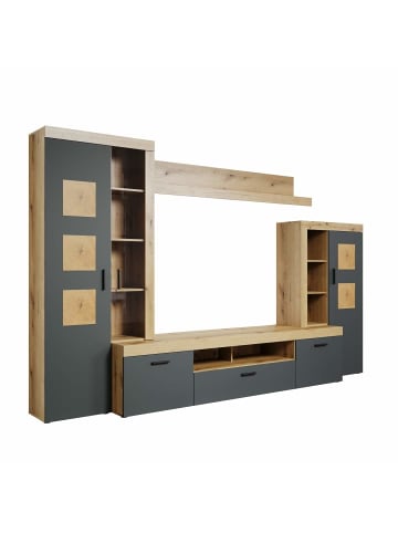 ebuy24 Regal Tyler Eiche 331 x 52 cm