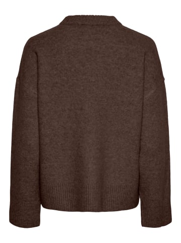 Pieces Strickpullover in Hot Fudge