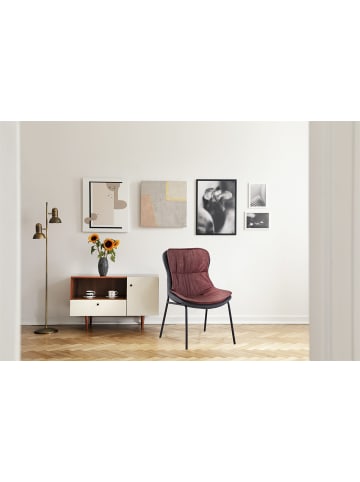 Kayoom Stuhl Brady Marone in marone - grau