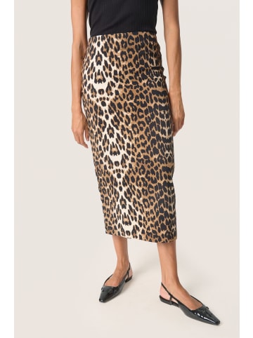 Soaked in Luxury Rock SLXala Slim fit in Leopard Pattern