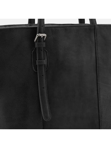 FREDs BRUDER Reversible Wendeshopper Leder 37 cm black