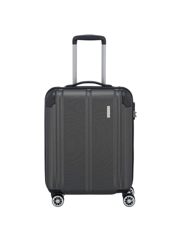 travelite City - 4-Rollen-Kabinentrolley S 55 cm in anthracite