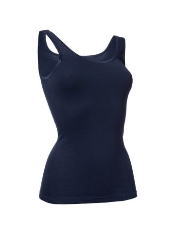 Con-ta Baumwolle, Feinripp Unterhemd 2er-Pack in marine