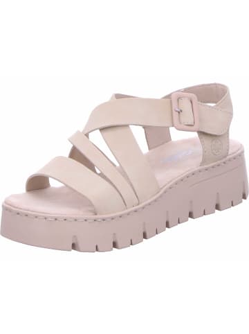 rieker Keilsandalette in beige