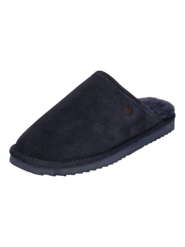 Warmbat Hausschuhe Classic Suede in blau