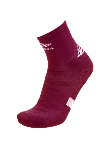 Umbro Socken Protex Grip in dunkelrot / weiß