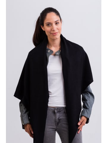 CASH-MERE.CH Bio Schal triangel in Schwarz