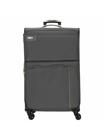 D&N Travel Line 6704 - 4-Rollen-Trolley L 75 cm erw. in grau