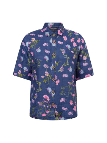 Franco Callegari Leinenbluse in marine rosa - 0068