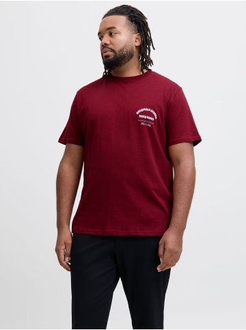 JACK & JONES PLUS T-shirt in Tibetan Red