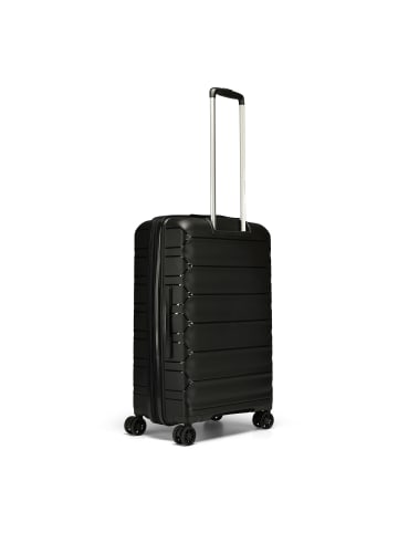 D&N Travel Line 4700 4 Rollen Kofferset 3-teilig mit Dehnfalte in black