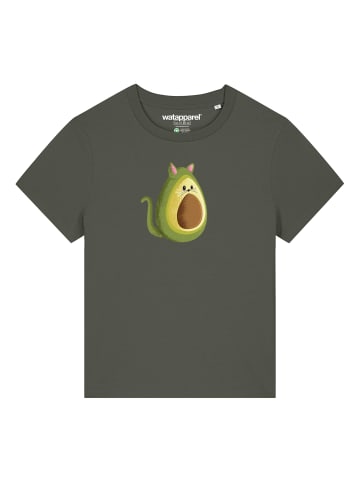 wat? Apparel T-Shirt Avocato in Khaki