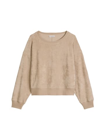 Marc O'Polo Frottee-Sweatshirt regular in Sandpaper