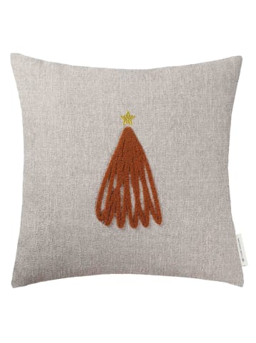 Tom Tailor Zierkissenhülle WEIHNACHTSKISSEN in Sand