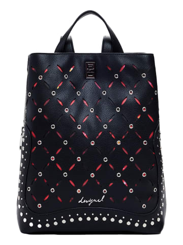 Desigual Rucksack 'Yankee Metal Patch Sumy Mini 6l' in schwarz