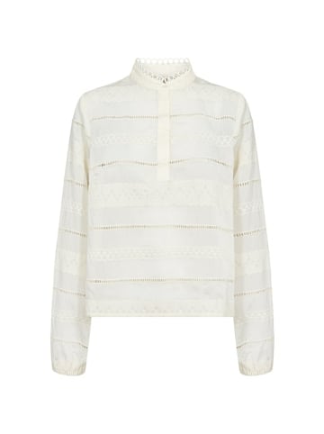 soyaconcept Fleecepullover für Damen in Weiß