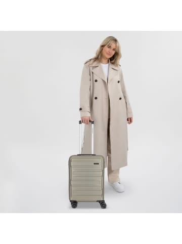 Worldpack New York 2.0 4 Rollen Kabinentrolley S 55 cm in champagner-metallic