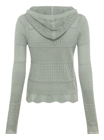 Kangaroos Ajourpullover in graublau