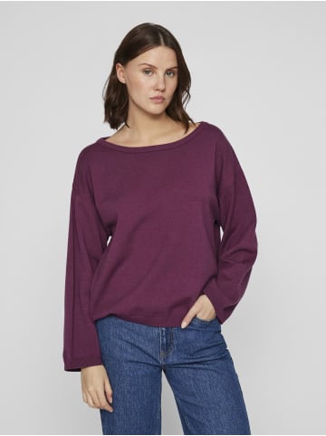 Vila Strickpullover in Burgundy