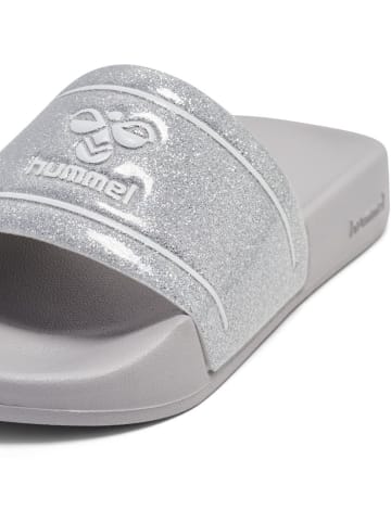 Hummel Kinder Badeschuh "Pool Slide Glitter Jr" in Grau