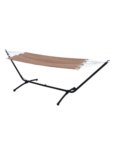 AMANKA Hängematte Mallorca mit Gestell Lipari in beige