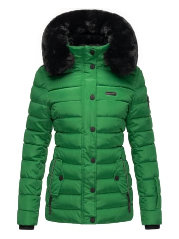 Navahoo Winterjacke Milianaa in Smaragd Green