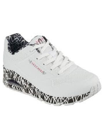 Skechers Lowtop-Sneaker UNO - LOVING LOVE in white