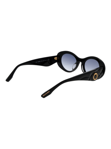 Trussardi Frauen Sonnenbrillen Oval Schwarz