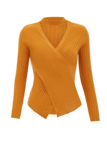 aleva Damen Strickpullover in Kamel