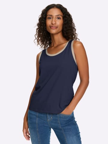 Heine Shirttop in marine-sesam